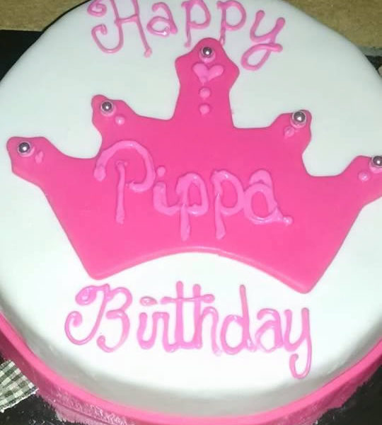 Peanut Butter Banana Crown Birthday Dog Cake Pampered Paw Gifts