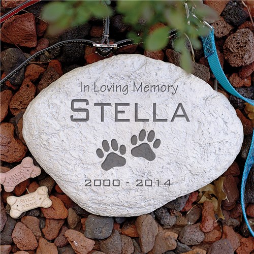 Sympathy Pet Garden Stone » Pampered Paw Gifts