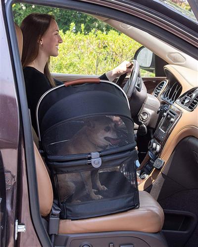 VIEW 360 Pet Carrier & Car Seat For Dogs and Cats Midnight River » Pampered  Paw Gifts