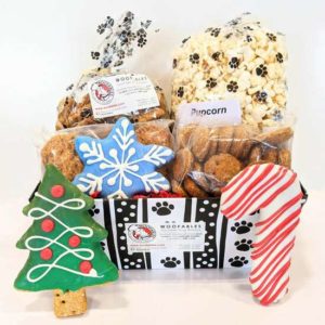Bow WOW! Luxury Christmas Dog Gift Basket - Woodland Reindeer