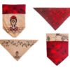Antimicrobial 2 Layer Reversible Dog Bandana Frida