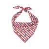 4th of July Patriotic Tie On Dog Bandana