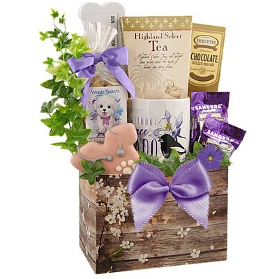 New dog owner gift hot sale basket