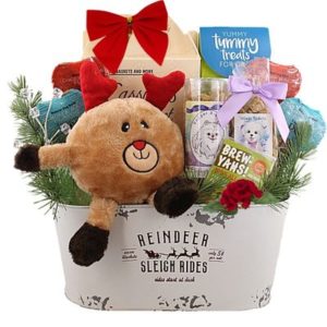 Luxury Christmas Dog Gift Baskets