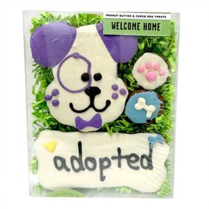 Organic Welcome Home Adopted Treats Gift Set for Dogs
