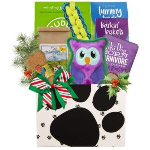 Treats Ahoy Holiday Dog Gift Basket