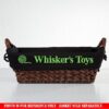 Personalized Liner and Cat Toy Bin Storage Basket
