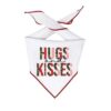 Valentine Dog Bandana | Hugs and Kisses