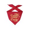 Christmas Dog Bandana - Candy Cane Cutie