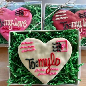 Jumbo Valentines Love Letter Dog Treat Gift Box