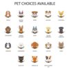 Custom Dog Cat Paw Wooden Christmas Ornament - Image 2
