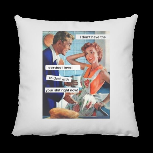I don't have the Cortisol Square Pillow White