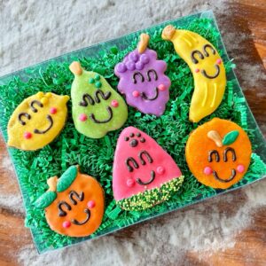 Cutie Fruitie Bowl Dog Treat Gift Box