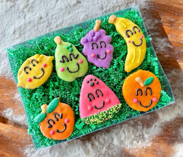 Cutie Fruitie Bowl Dog Treat Gift Box