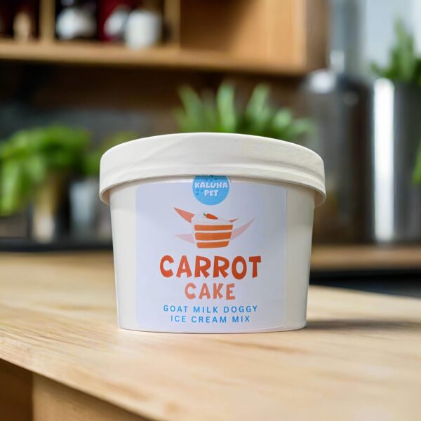 Carrot Cake Dog Ice Cream Mix – Summer Dog Treat - Image 3