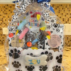 Birthday Dog Treat Basket