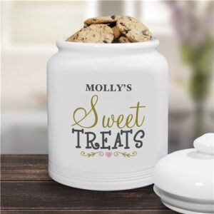 Personalized Ceramic Treat Jar