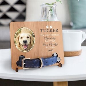 Personalized The Most Precious Memories have your paw print in them Keepsake