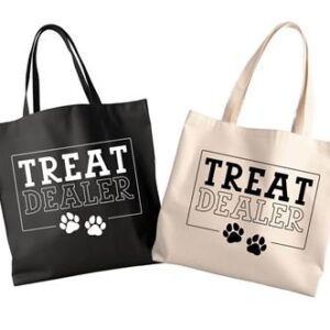 TREAT DEALER Tote Bag | Canvas Tote | lightweight 6 oz Canvas | Tote Bag