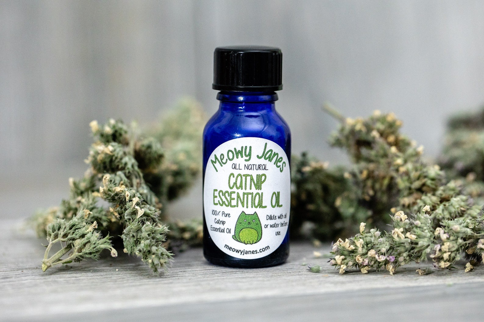 15 ml Pure Catnip Essential Oil – Concentrated Toy and Scratcher Refresher