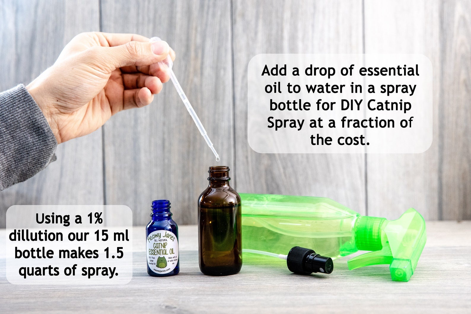 15 ml Pure Catnip Essential Oil – Concentrated Toy and Scratcher Refresher - Image 2