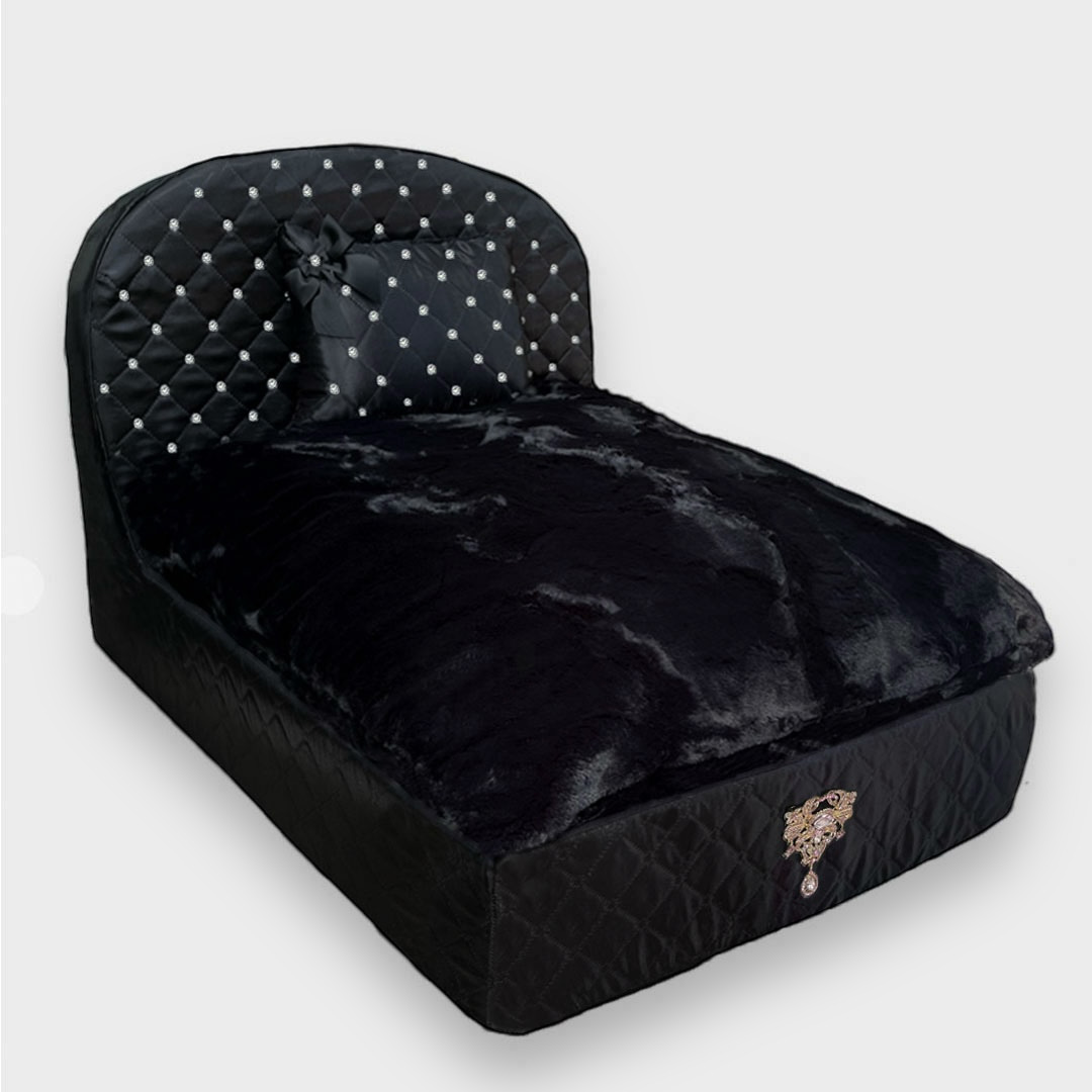 Glamour Baby Dog Bed (caviar)