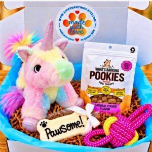 Magical Unicorn Wishes Dog Gift Box
