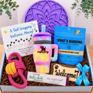 Pup Cups & Tail Wags Welcome Puppy Gift Box