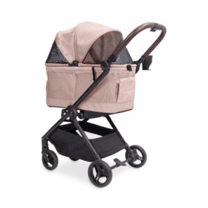 Bella Pet Stroller with AutoFold Technology – Rose