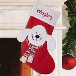 Personalized 3D Dog Stocking